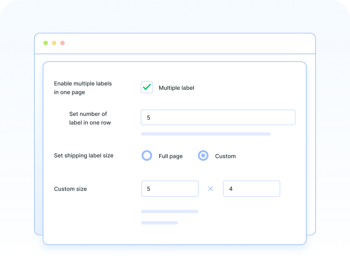 Create Multiple Shipping Labels in One Page